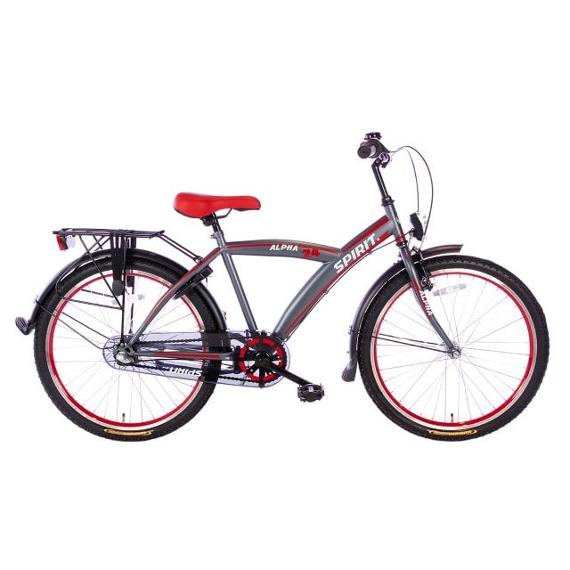Spirit Alpha 3 Versnellingen 24 inch Rood